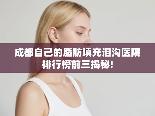 成都自己的脂肪填充泪沟医院排行榜前三揭秘!