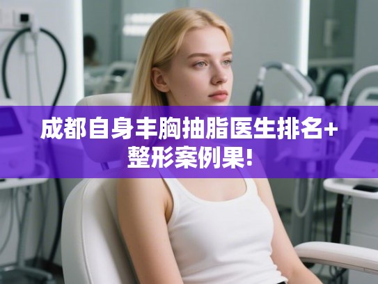 成都自身丰胸抽脂医生排名+整形案例果! 成都自身丰胸抽脂医生排名+整形案例果!