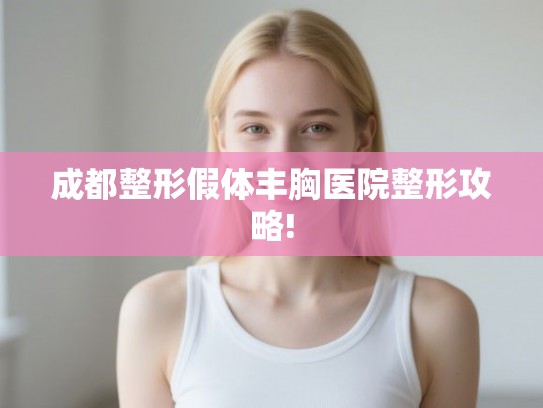 成都整形假体丰胸医院整形攻略!