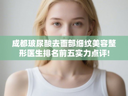 成都玻尿酸去面部细纹美容整形医生排名前五实力点评!