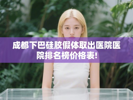 成都下巴硅胶假体取出医院医院排名榜价格表!