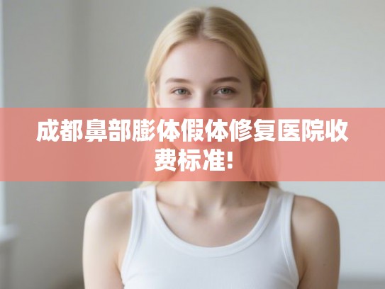 成都鼻部膨体假体修复医院收费标准!