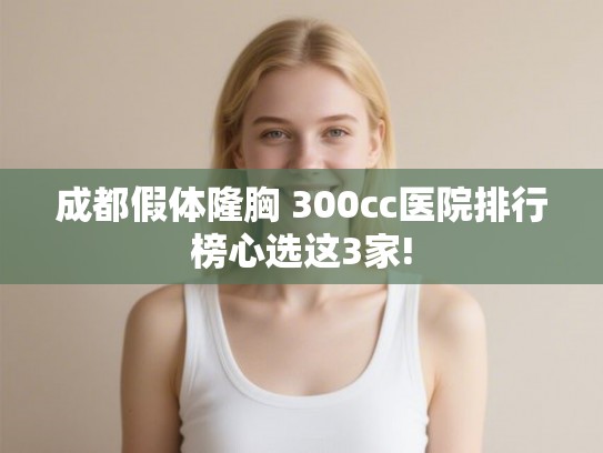 成都假体隆胸 300cc医院排行榜心选这3家!