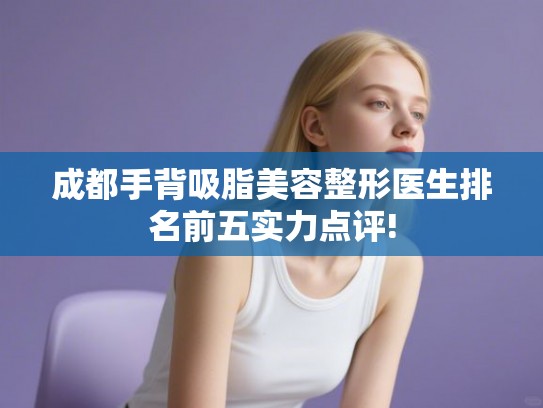 成都手背吸脂美容整形医生排名前五实力点评!