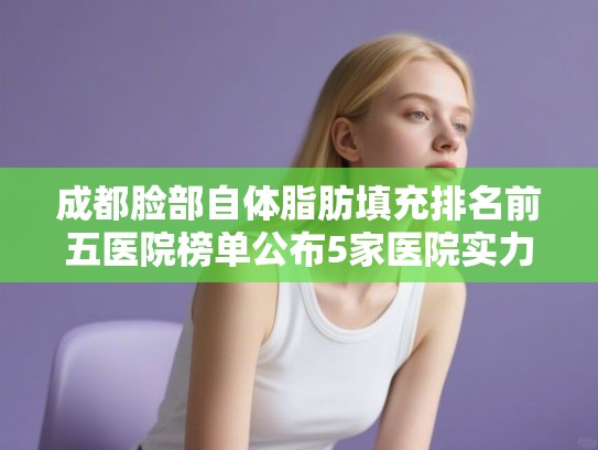 成都脸部自体脂肪填充排名前五医院榜单公布5家医院实力雄厚!