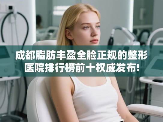 成都脂肪丰盈全脸正规的整形医院排行榜前十权威发布!