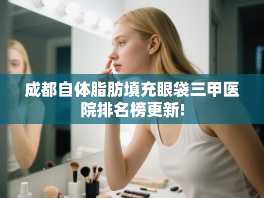 成都自体脂肪填充眼袋三甲医院排名榜更新!