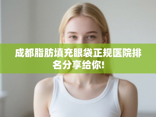 成都脂肪填充眼袋正规医院排名分享给你!