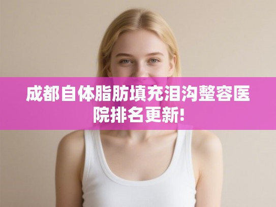 成都自体脂肪填充泪沟整容医院排名更新!