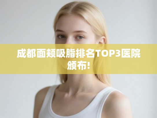 成都面颊吸脂排名TOP3医院颁布!