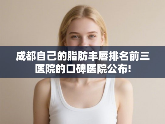成都自己的脂肪丰唇排名前三医院的口碑医院公布!