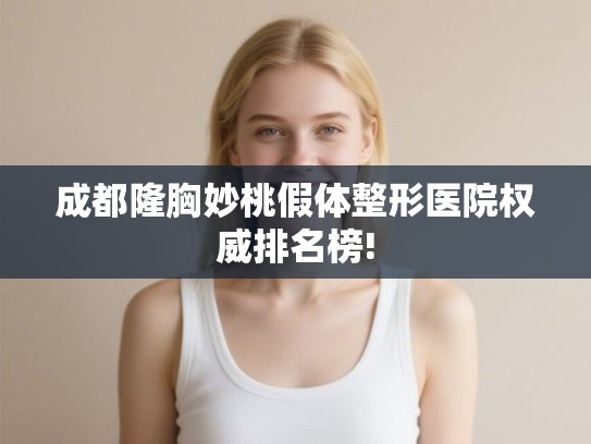 成都隆胸妙桃假体整形医院权威排名榜!