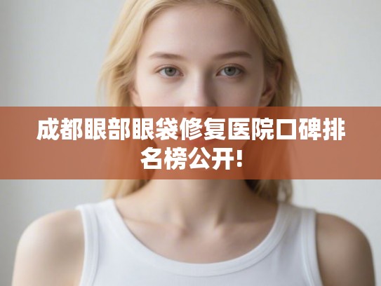 成都眼部眼袋修复医院口碑排名榜公开!