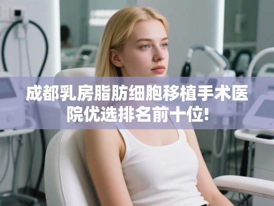 成都乳房脂肪细胞移植手术医院优选排名前十位!